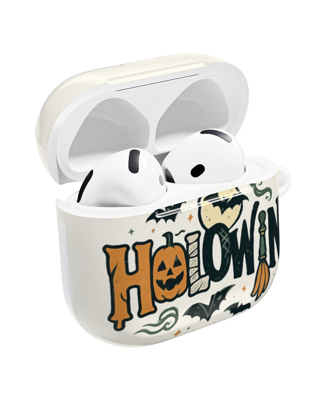 Halloween AirPod Case, Spooky Earbud Cover, Fall Accessory, Pumpkin Decor, Witch Craft Gift, Trick or Treat Storage