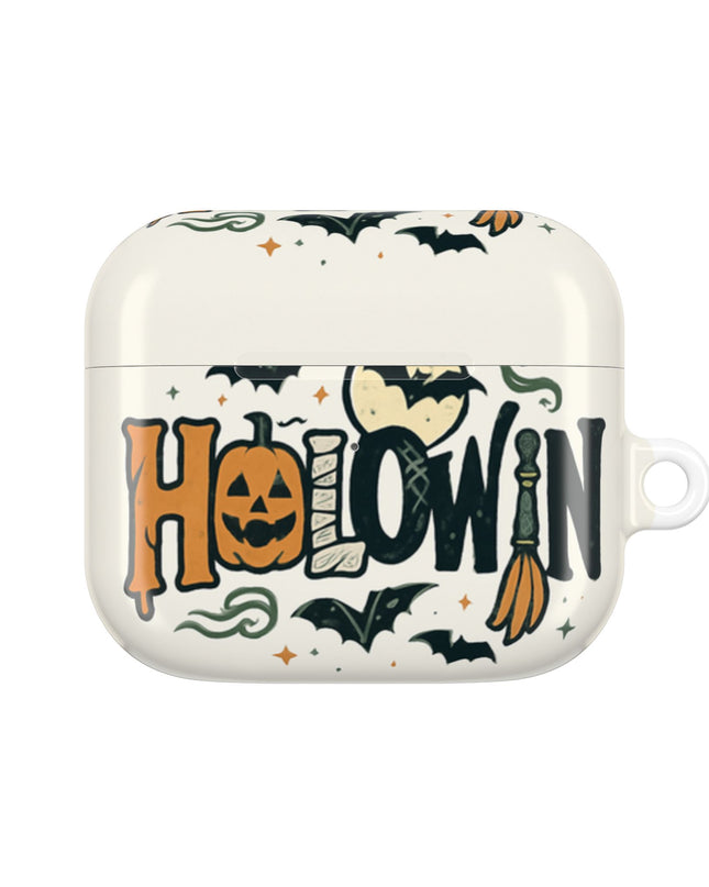 Halloween AirPod Case, Spooky Earbud Cover, Fall Accessory, Pumpkin Decor, Witch Craft Gift, Trick or Treat Storage