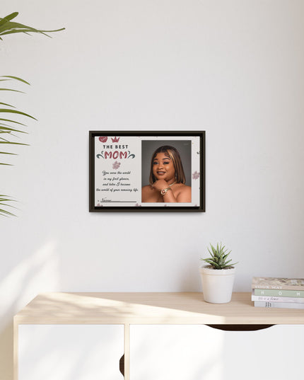 Personalized Mother's Day Framed Print, Gift for Mom, Custom Wall Art, Unique Home Décor, Family Keepsake