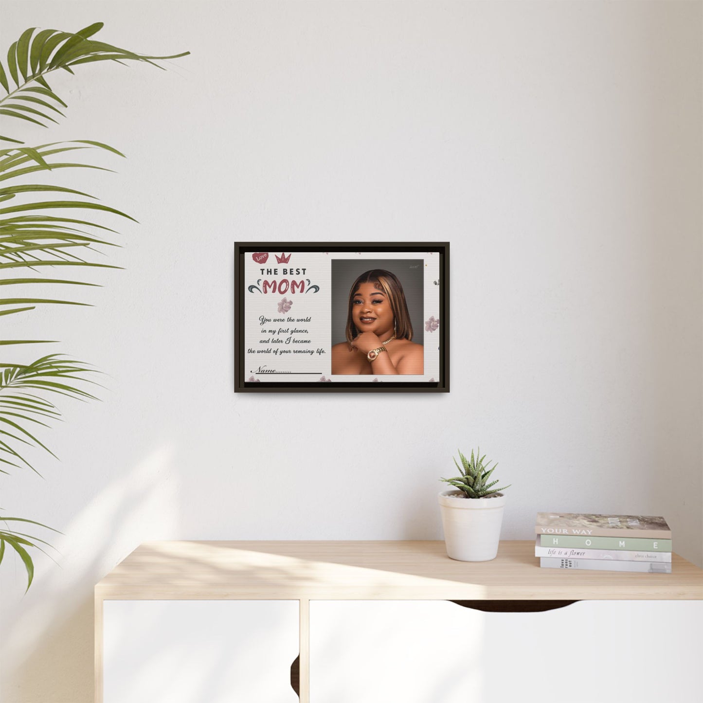 Personalized Mother's Day Framed Print, Gift for Mom, Custom Wall Art, Unique Home Décor, Family Keepsake