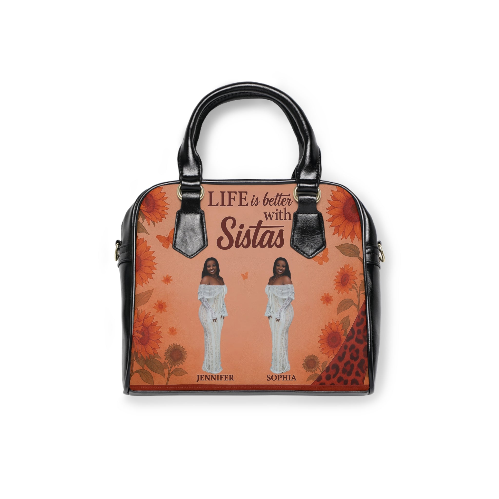 Vibrant Sisterhood Shoulder Handbag, Stylish Tote, Gifts for Friends