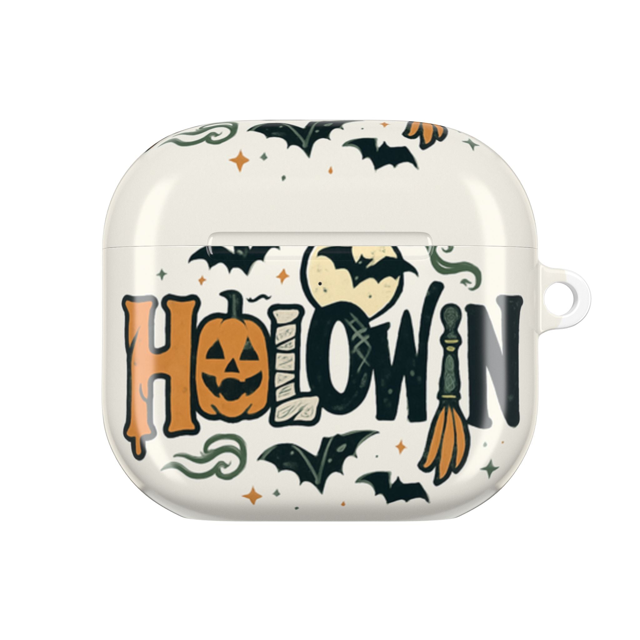 Halloween AirPod Case, Spooky Earbud Cover, Fall Accessory, Pumpkin Decor, Witch Craft Gift, Trick or Treat Storage