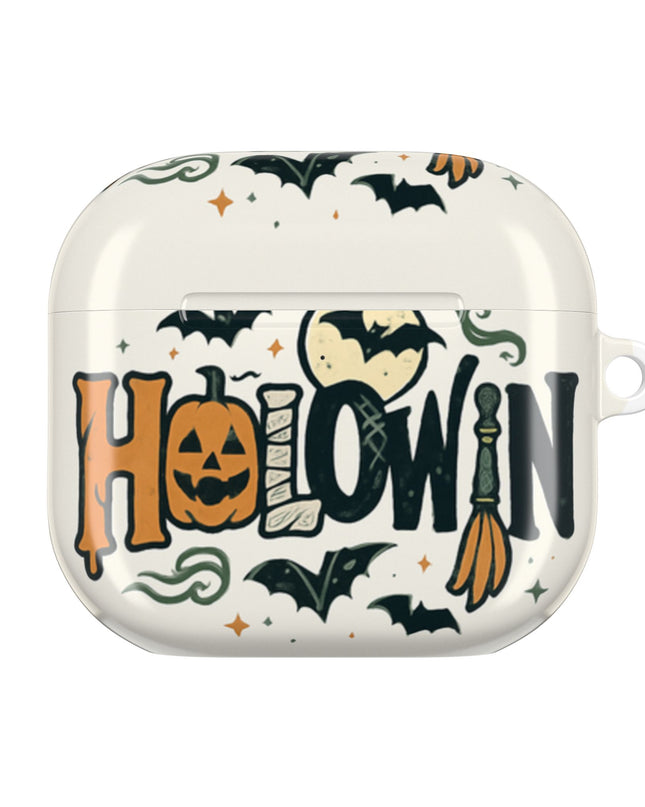 Halloween AirPod Case, Spooky Earbud Cover, Fall Accessory, Pumpkin Decor, Witch Craft Gift, Trick or Treat Storage