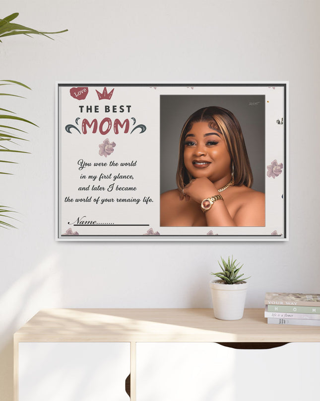 Personalized Mother's Day Framed Print, Gift for Mom, Custom Wall Art, Unique Home Décor, Family Keepsake