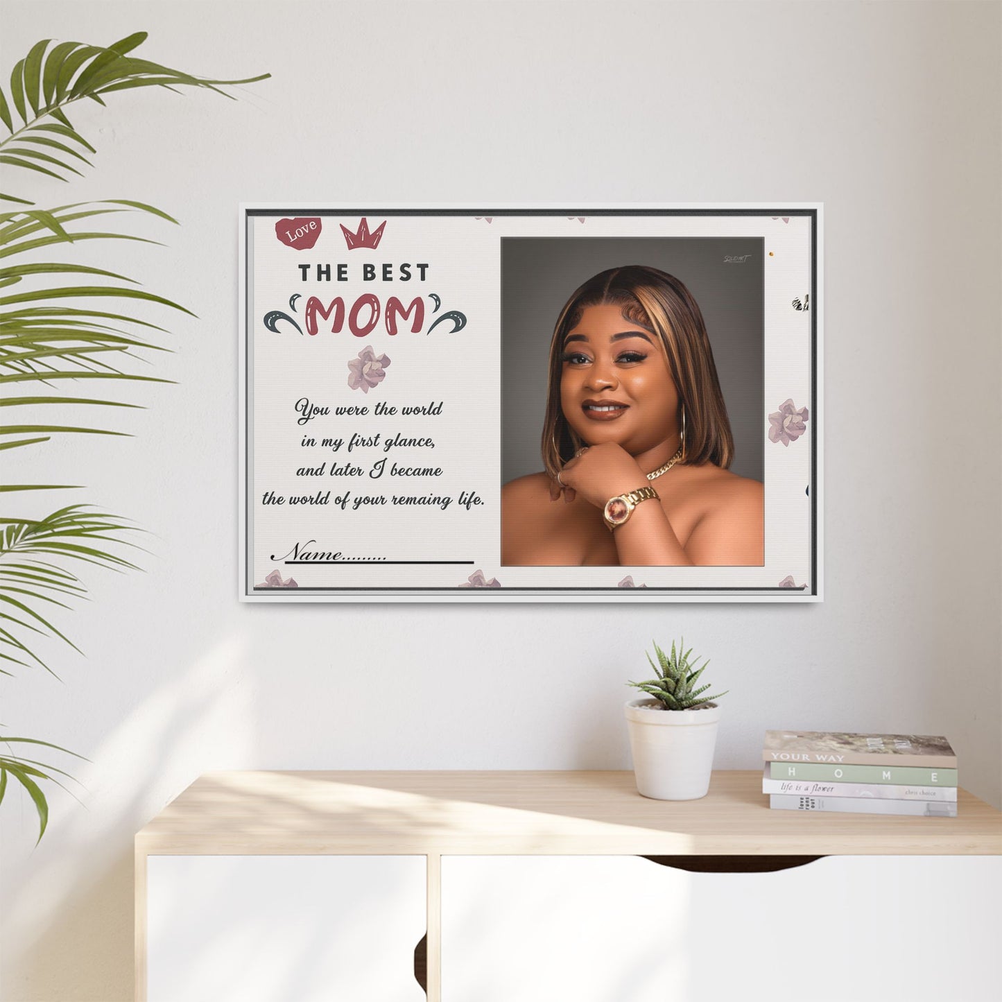 Personalized Mother's Day Framed Print, Gift for Mom, Custom Wall Art, Unique Home Décor, Family Keepsake