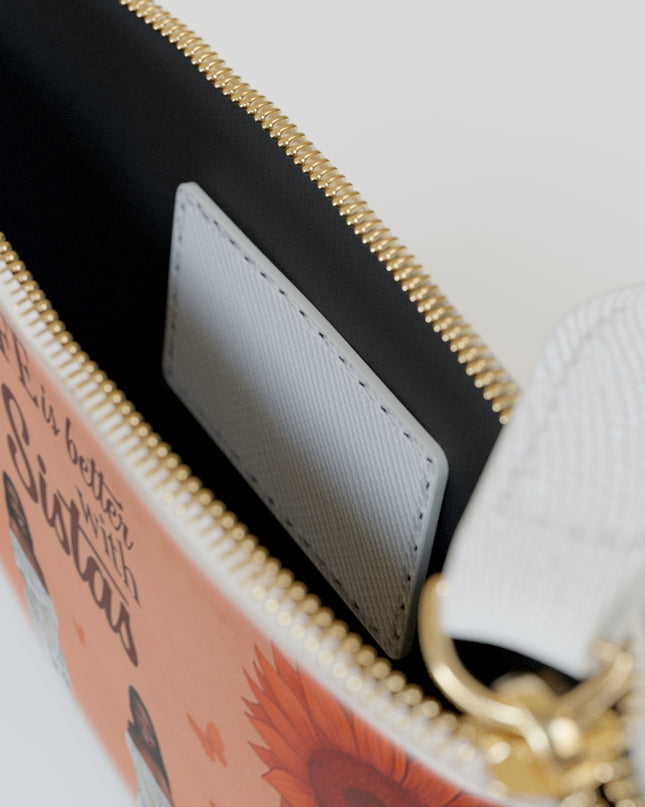 Sisterhood Mini Clutch Bag, Fun Gift for Friends