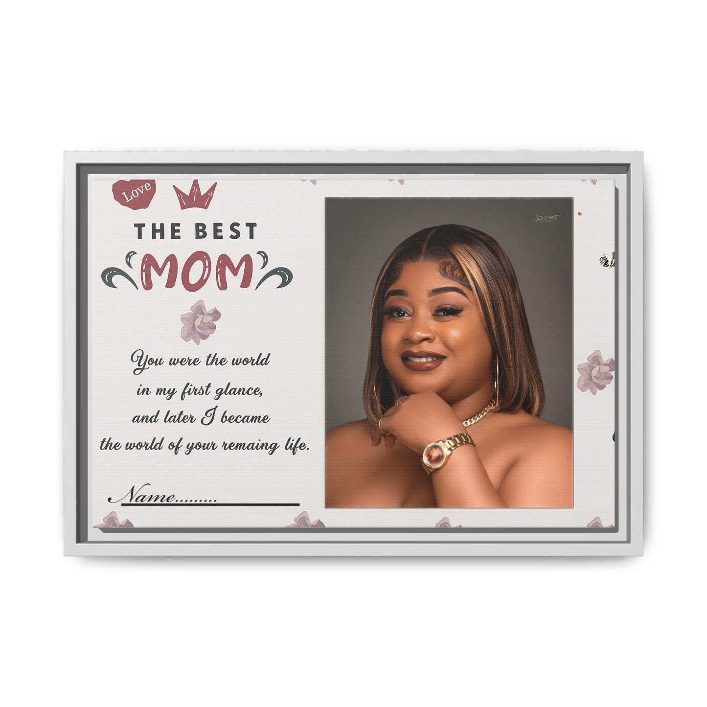 Personalized Mother's Day Framed Print, Gift for Mom, Custom Wall Art, Unique Home Décor, Family Keepsake