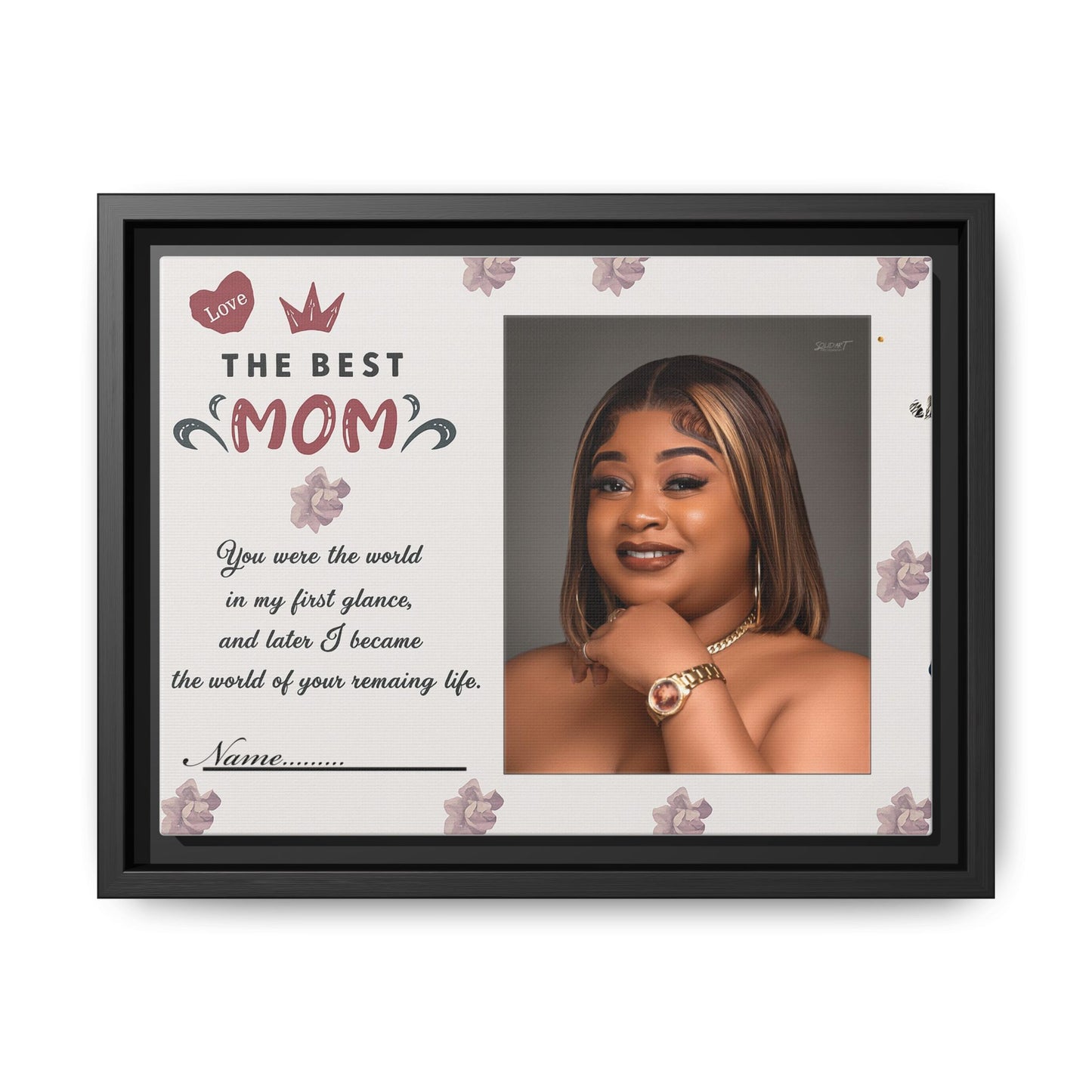 Personalized Mother's Day Framed Print, Gift for Mom, Custom Wall Art, Unique Home Décor, Family Keepsake