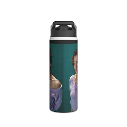 Artistic Stainless Steel Water Bottle | Vintage Style, Eco-Friendly Drinkware, Perfect Gift, Fitness Companion, Stylish Hydration
