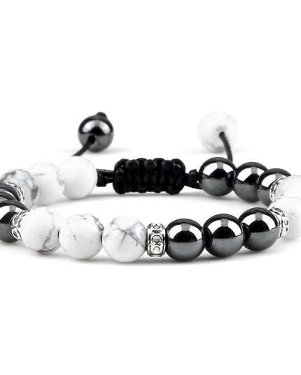 Haematite Yoga Bracelet Couple Woven Hand Strap