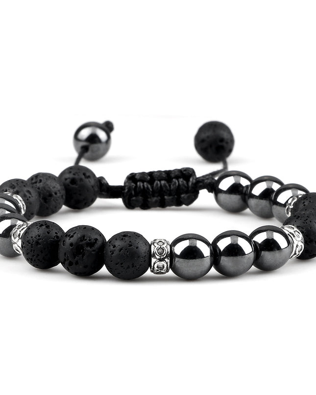 Haematite Yoga Bracelet Couple Woven Hand Strap