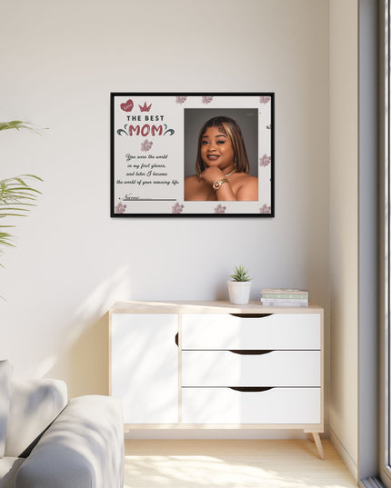 Personalized Mother's Day Framed Print, Gift for Mom, Custom Wall Art, Unique Home Décor, Family Keepsake