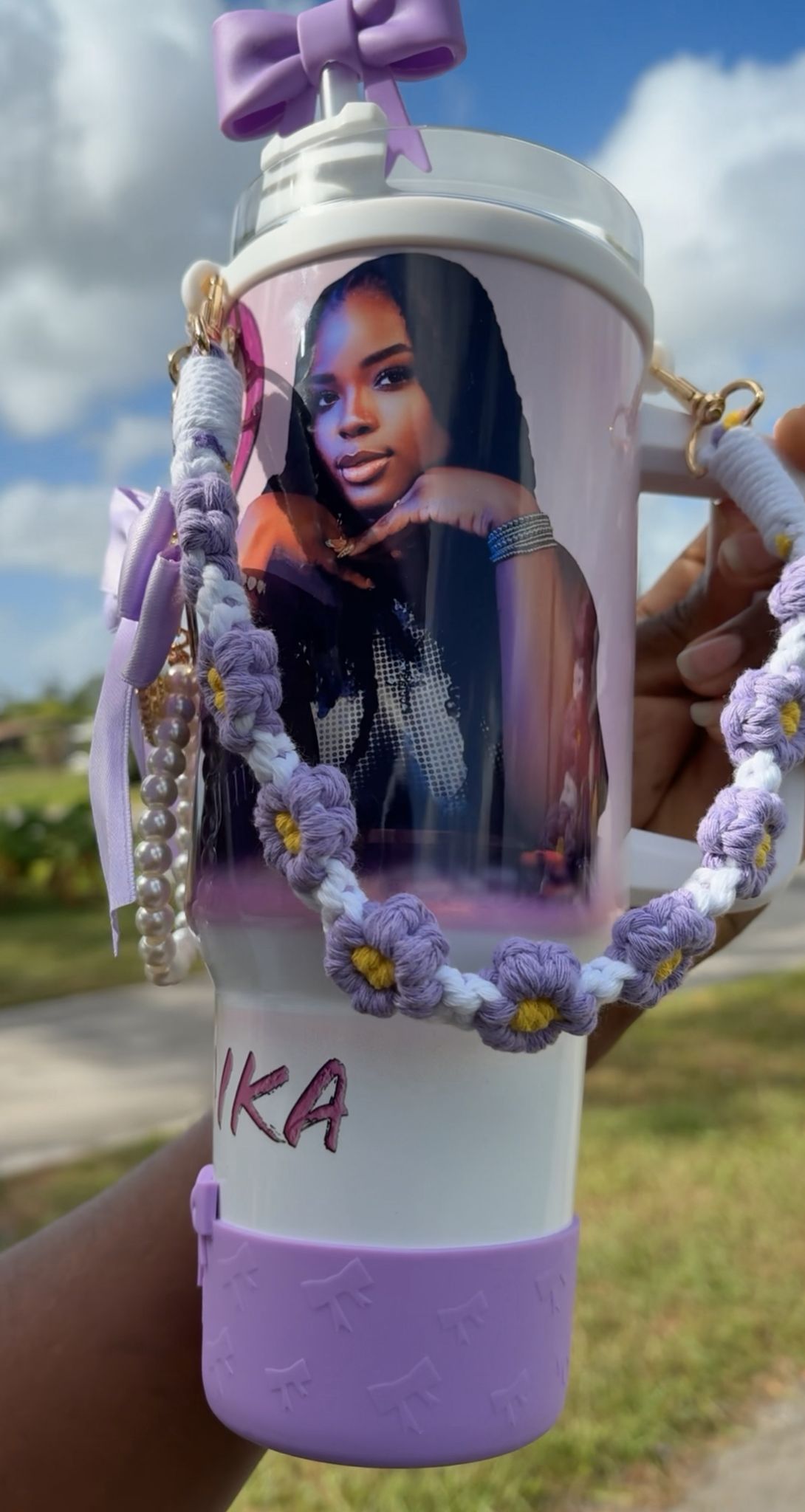 Charming Photo Keepsake Tumbler 40oz (1or4 photo )