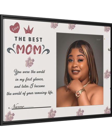 Personalized Mother's Day Framed Print, Gift for Mom, Custom Wall Art, Unique Home Décor, Family Keepsake