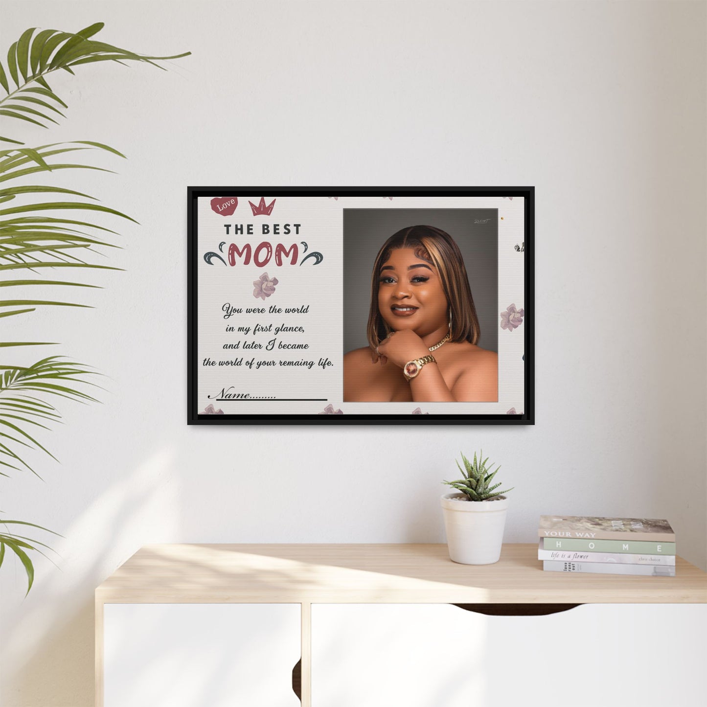 Personalized Mother's Day Framed Print, Gift for Mom, Custom Wall Art, Unique Home Décor, Family Keepsake