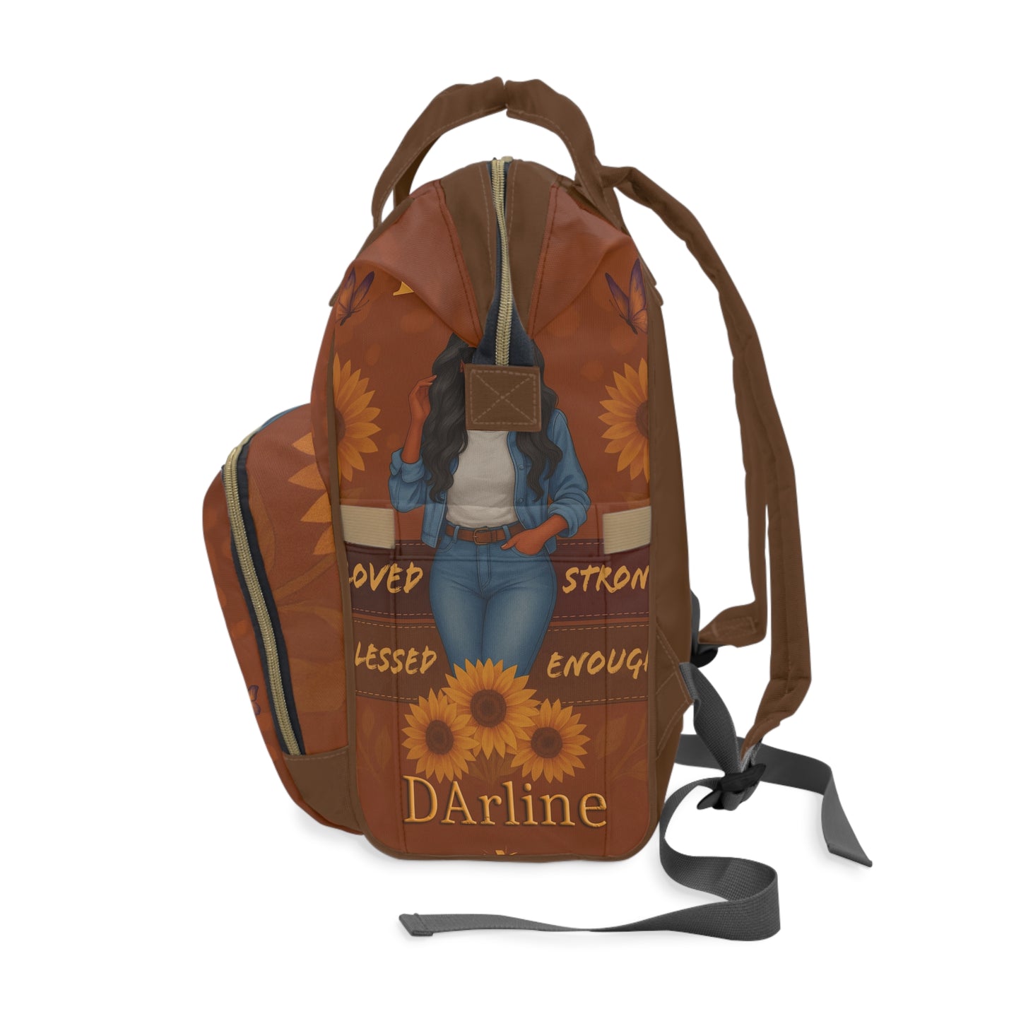 Stylish Multifunctional Diaper Backpack for Moms, Perfect for Baby Showers, Travel