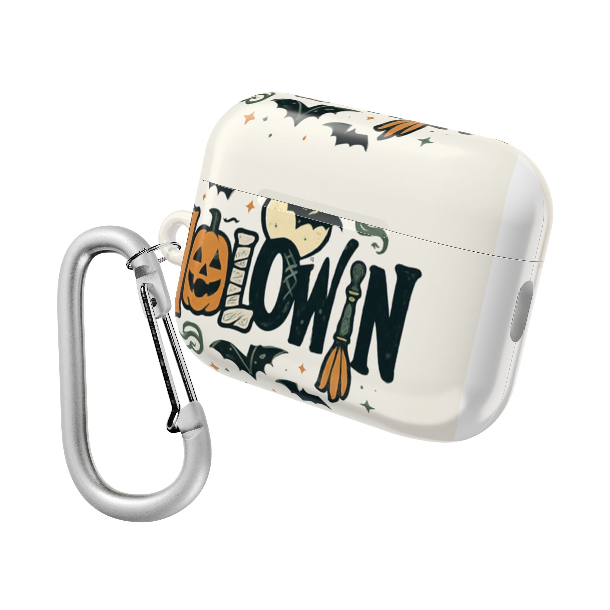 Halloween AirPod Case, Spooky Earbud Cover, Fall Accessory, Pumpkin Decor, Witch Craft Gift, Trick or Treat Storage