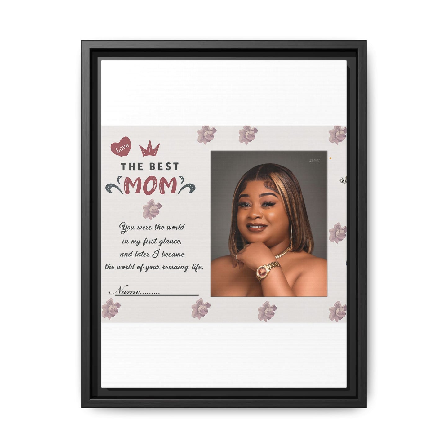 Personalized Mother's Day Framed Print, Gift for Mom, Custom Wall Art, Unique Home Décor, Family Keepsake