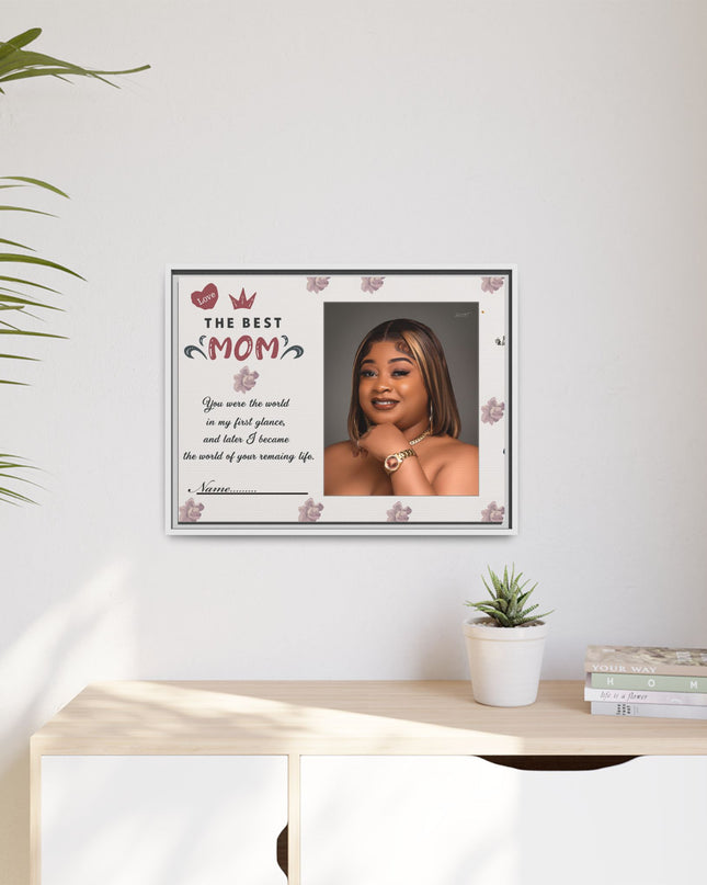 Personalized Mother's Day Framed Print, Gift for Mom, Custom Wall Art, Unique Home Décor, Family Keepsake