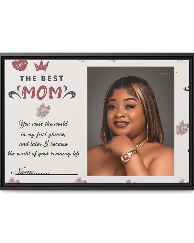 Personalized Mother's Day Framed Print, Gift for Mom, Custom Wall Art, Unique Home Décor, Family Keepsake