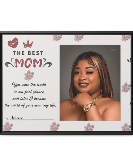 Personalized Mother's Day Framed Print, Gift for Mom, Custom Wall Art, Unique Home Décor, Family Keepsake