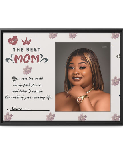 Personalized Mother's Day Framed Print, Gift for Mom, Custom Wall Art, Unique Home Décor, Family Keepsake