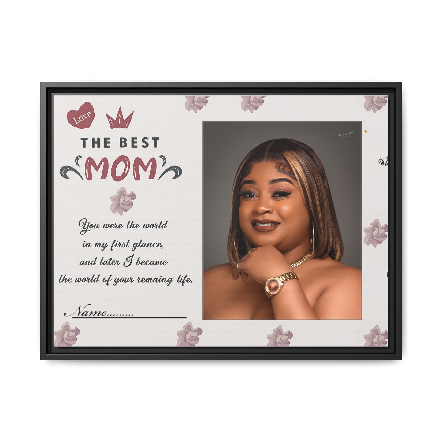 Personalized Mother's Day Framed Print, Gift for Mom, Custom Wall Art, Unique Home Décor, Family Keepsake