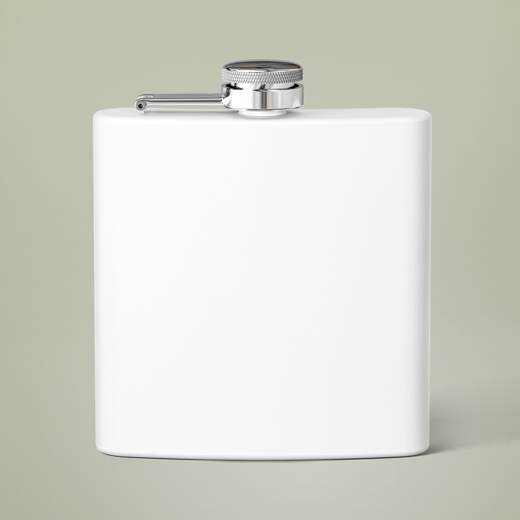 Chic Stainless Steel Flask, 6oz | Stylish Drinkware, Perfect for Parties, Gifts, Weddings, Hip Flasks, Travel