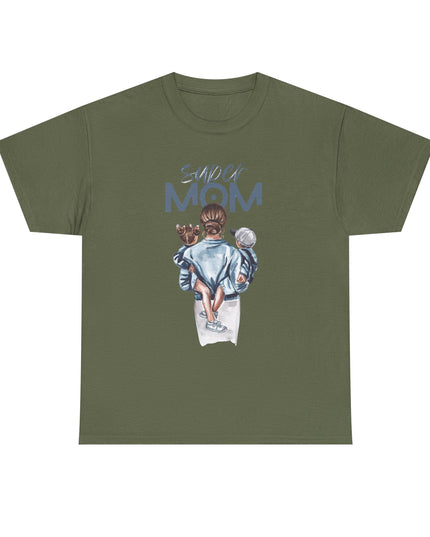 Super Mom Unisex Heavy Cotton Tee, Gift for Mothers Day