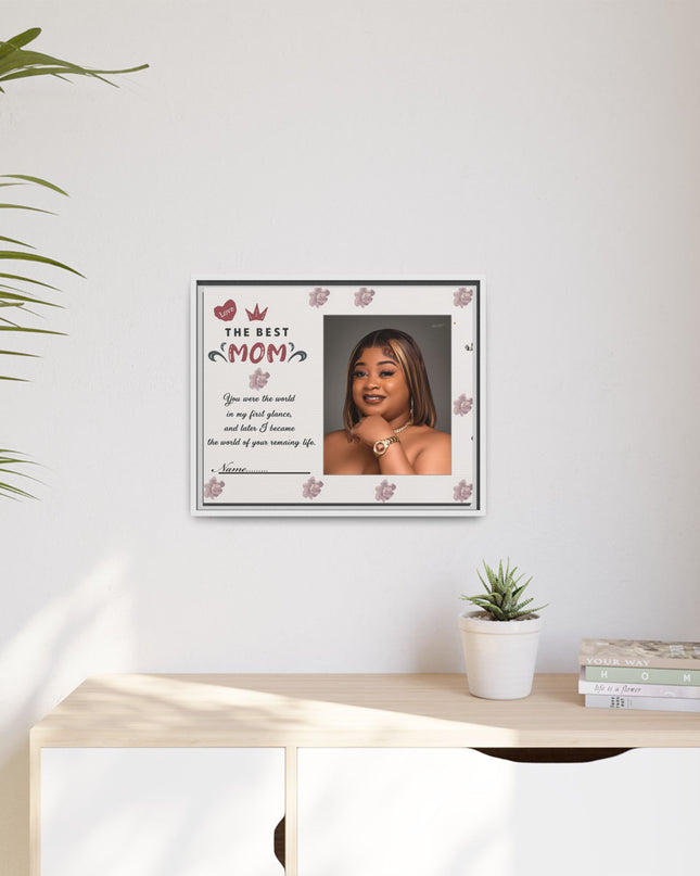 Personalized Mother's Day Framed Print, Gift for Mom, Custom Wall Art, Unique Home Décor, Family Keepsake
