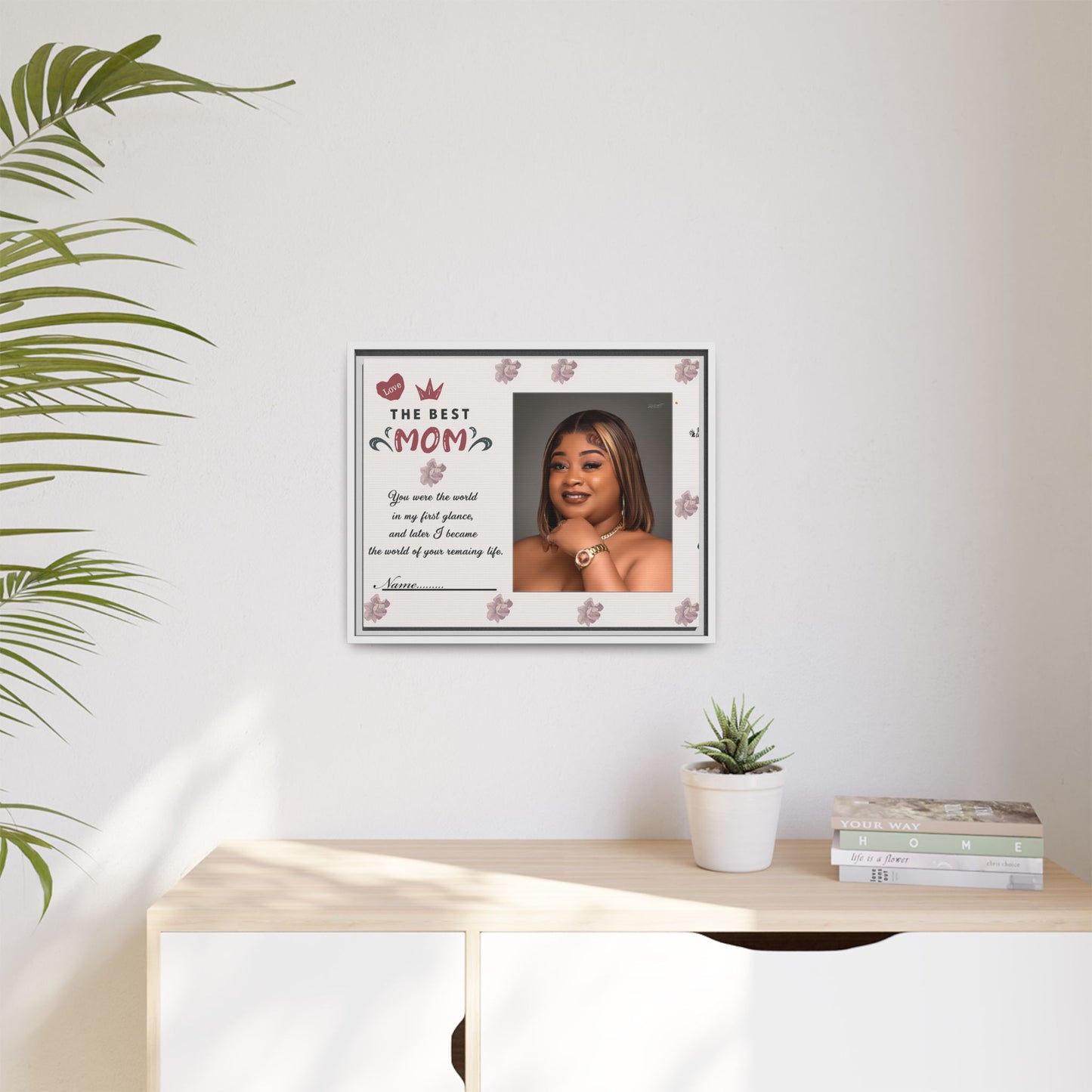 Personalized Mother's Day Framed Print, Gift for Mom, Custom Wall Art, Unique Home Décor, Family Keepsake