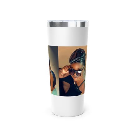 Chic Copper Tumbler with Stylish Artwork, Insulated Travel Cup, Reusable Coffee Mug, Unique Gift for Mom, Black Girl Magic, Perfect [...]