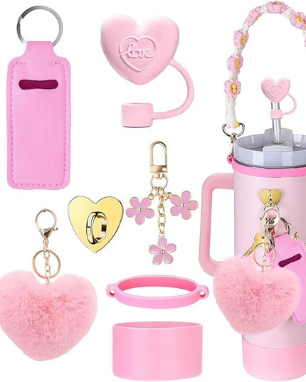 40oz Personalized Photo Tumbler with Charms (3 or 4photos only)