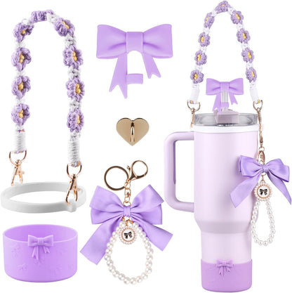 40oz Personalized Photo Tumbler with Charms (3 or 4photos only)