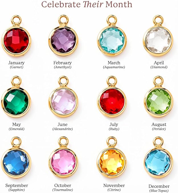 Personalized Birthstone Necklace