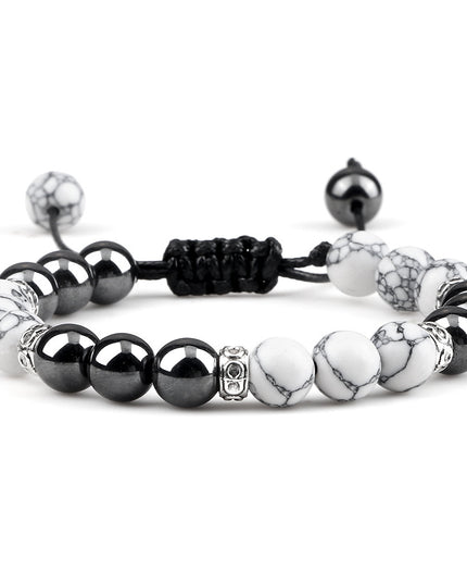 Haematite Yoga Bracelet Couple Woven Hand Strap
