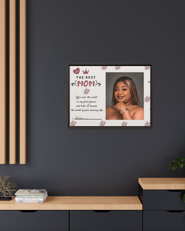 Personalized Mother's Day Framed Print, Gift for Mom, Custom Wall Art, Unique Home Décor, Family Keepsake