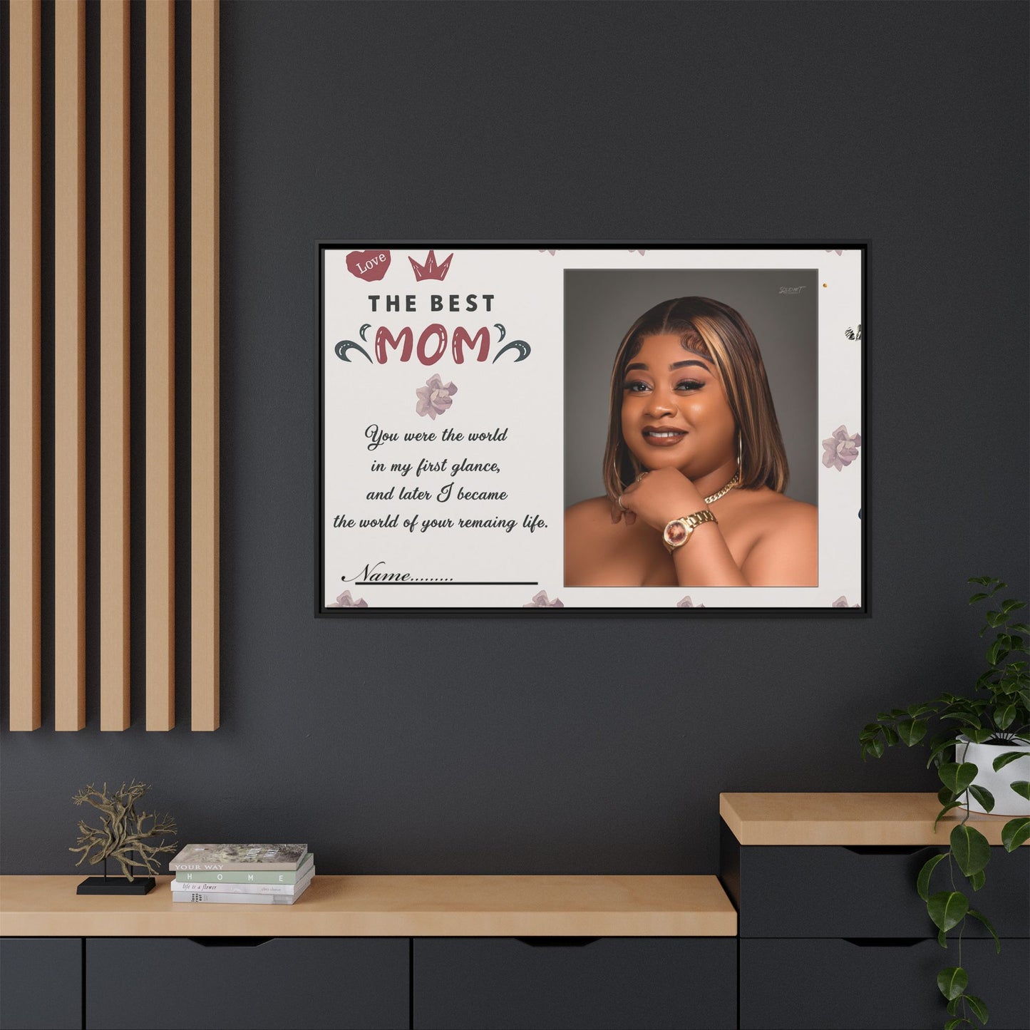 Personalized Mother's Day Framed Print, Gift for Mom, Custom Wall Art, Unique Home Décor, Family Keepsake