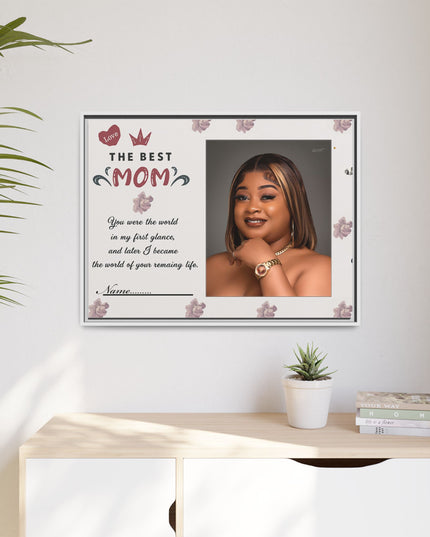 Personalized Mother's Day Framed Print, Gift for Mom, Custom Wall Art, Unique Home Décor, Family Keepsake