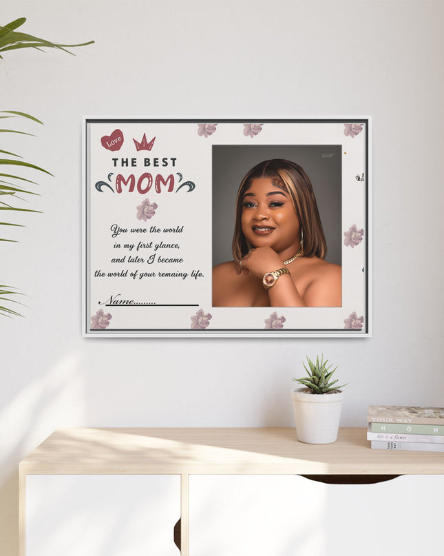 Personalized Mother's Day Framed Print, Gift for Mom, Custom Wall Art, Unique Home Décor, Family Keepsake