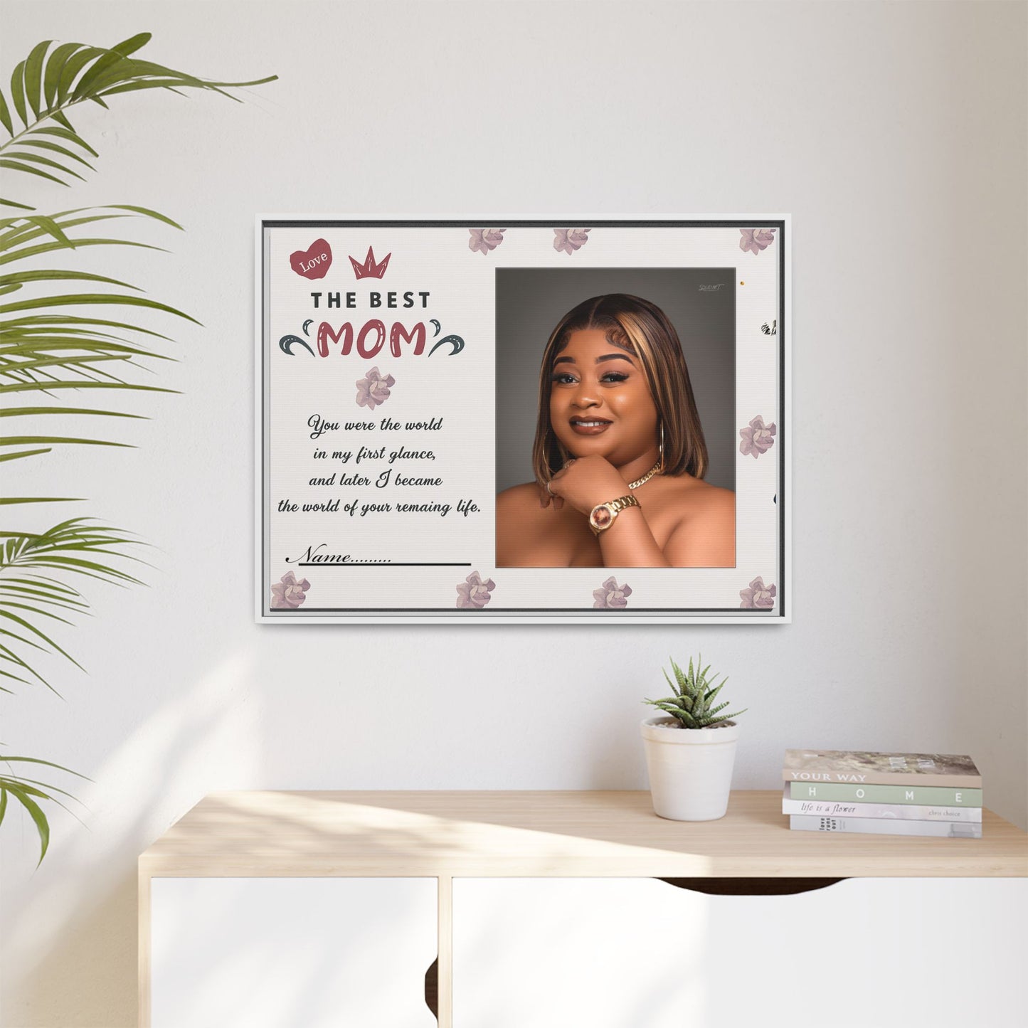 Personalized Mother's Day Framed Print, Gift for Mom, Custom Wall Art, Unique Home Décor, Family Keepsake