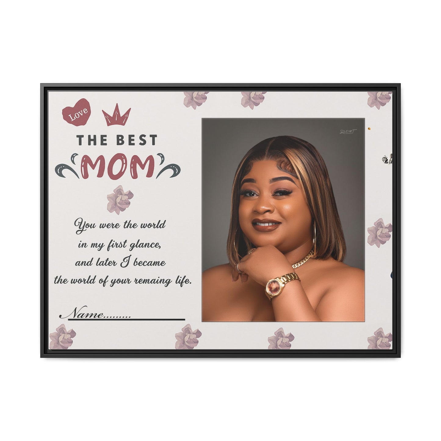 Personalized Mother's Day Framed Print, Gift for Mom, Custom Wall Art, Unique Home Décor, Family Keepsake