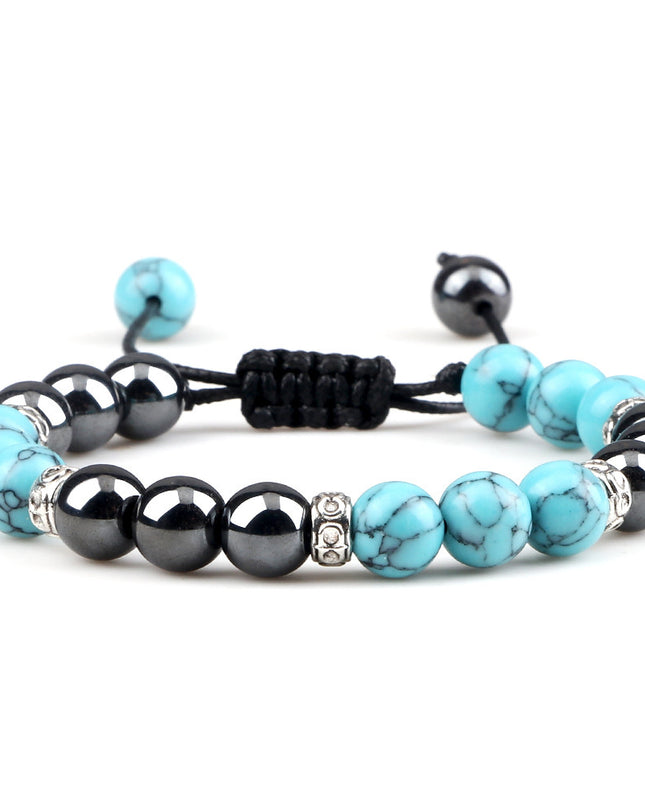 Haematite Yoga Bracelet Couple Woven Hand Strap