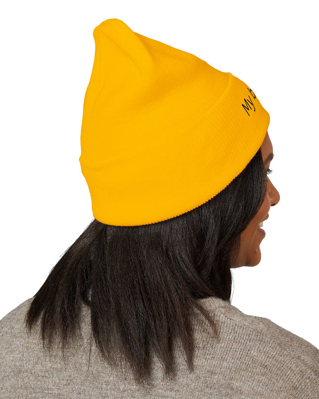 Birthday Embroidered Beanie, Classic Cuffed Hat, Personalized Winter Hat, Gift for Him/Her, Cozy Accessory for Celebrations