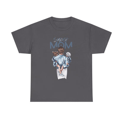 Super Mom Unisex Heavy Cotton Tee, Gift for Mothers Day