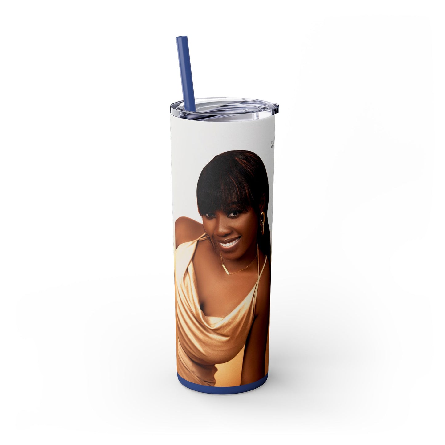 Chic Skinny Tumbler with Straw, 20oz | Stylish Drinkware for Every Occasion, Perfect Gift for Friends, Summer Vibes, Home & Office Decor