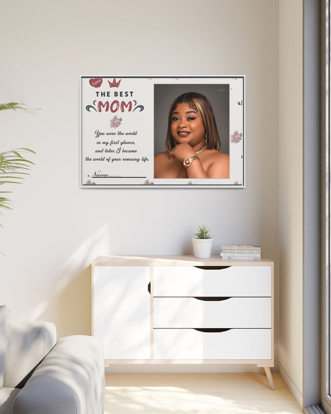 Personalized Mother's Day Framed Print, Gift for Mom, Custom Wall Art, Unique Home Décor, Family Keepsake