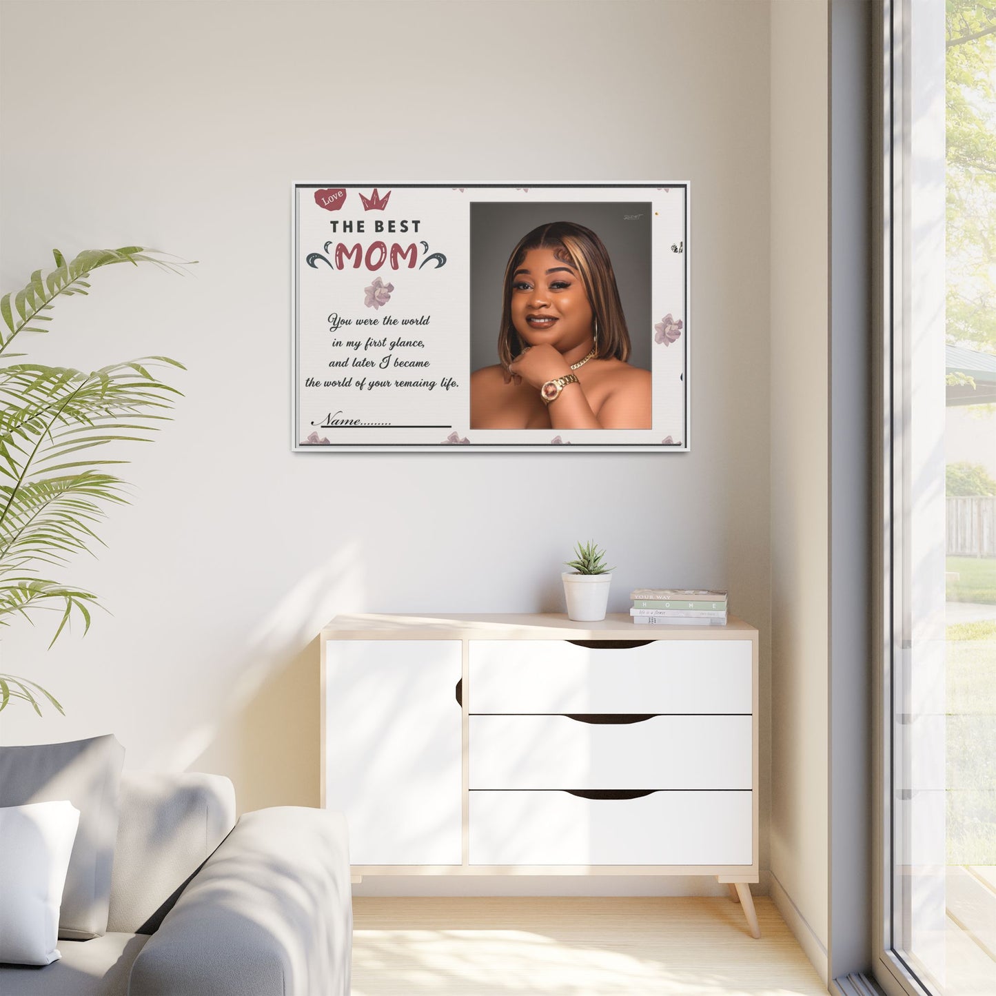 Personalized Mother's Day Framed Print, Gift for Mom, Custom Wall Art, Unique Home Décor, Family Keepsake