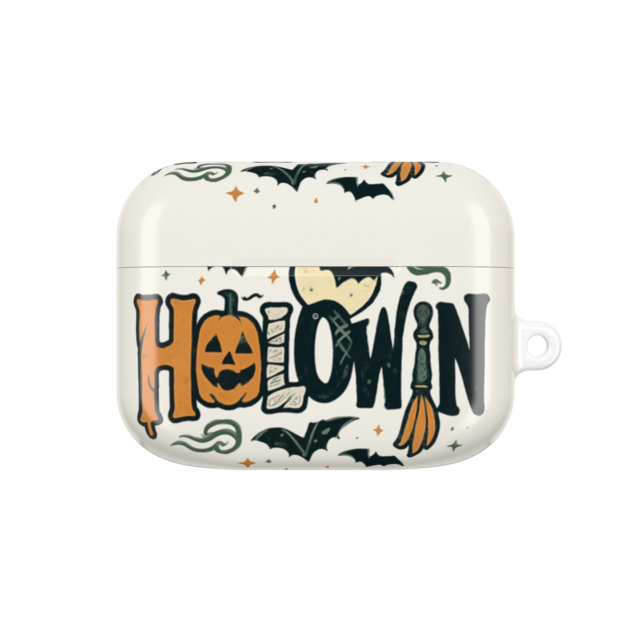 Halloween AirPod Case, Spooky Earbud Cover, Fall Accessory, Pumpkin Decor, Witch Craft Gift, Trick or Treat Storage