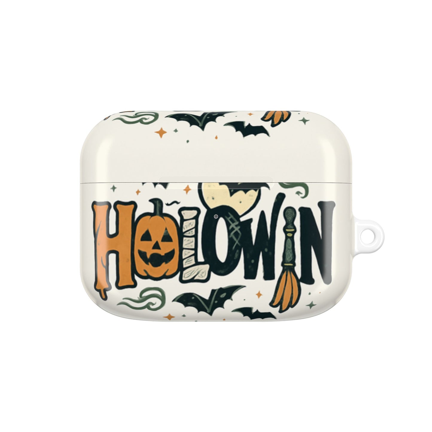 Halloween AirPod Case, Spooky Earbud Cover, Fall Accessory, Pumpkin Decor, Witch Craft Gift, Trick or Treat Storage